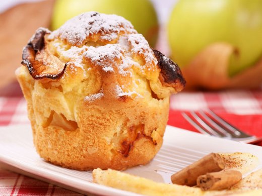 Muffinki z jabłkami i cynamonem