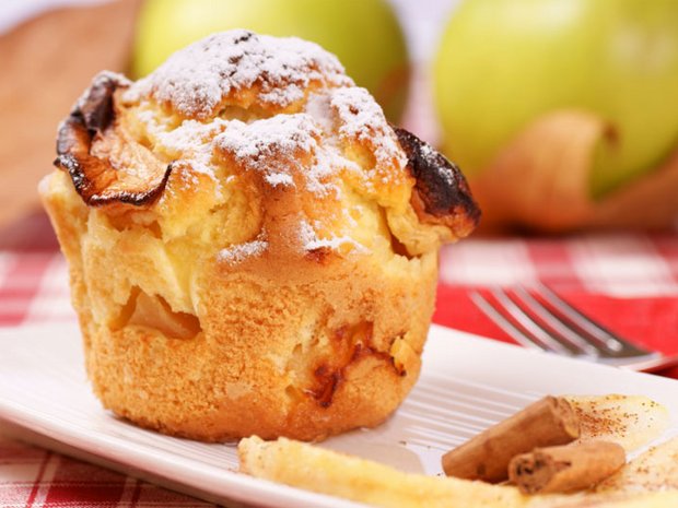 Muffinki z jabłkami i cynamonem