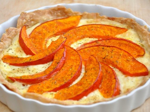 Quiche z dynią