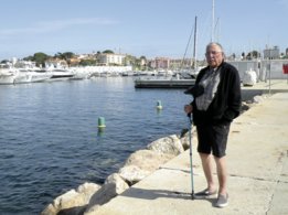 Alain na plaży