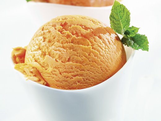 Lody marchewkowe z miodem