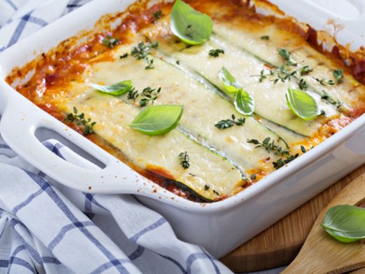 Kremowa lasagne z cukinią