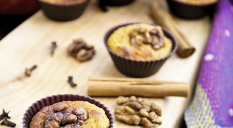 [Translate to Poland - Polish:] Sweet butternut squash muffins with apple