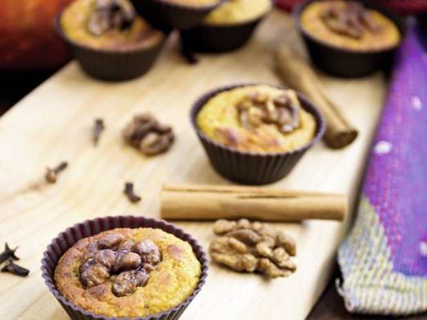 [Translate to Poland - Polish:] Sweet butternut squash muffins with apple